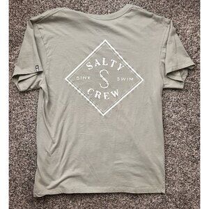 Salty Crew T-Shirt Logo Graphic Men's Size M Short Sleeve